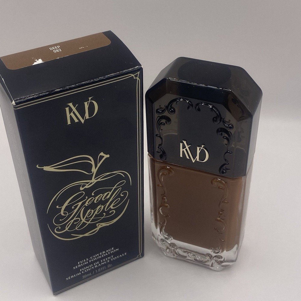 KVD Kat Von D Good Apple Full-Coverage Serum Foundation Deep 082 NIB